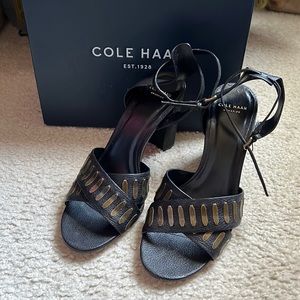 Cole Haan CARYA HIGH SANDAL BLACK US 6.5